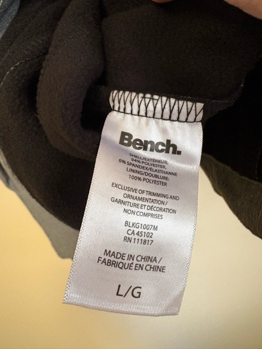 Bench | Gray Hooded Softshell Jacket - Picture 5 of 5